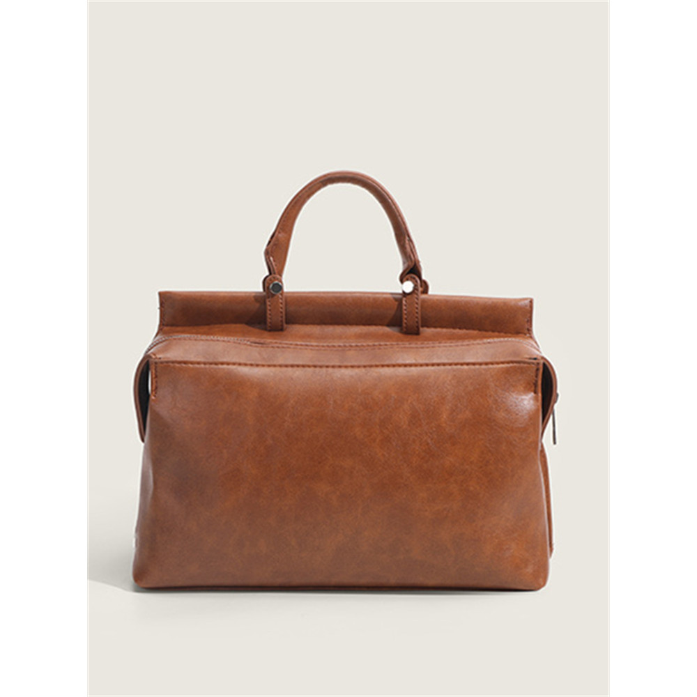 Vintage Flap Utility Doctor Bag Crossbody Bag