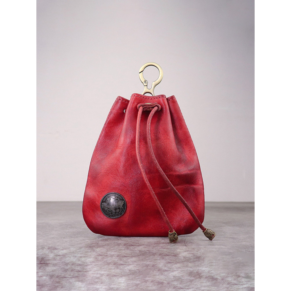 Vintage Hand-Brushed Vegetable Tanned Leather Wallet