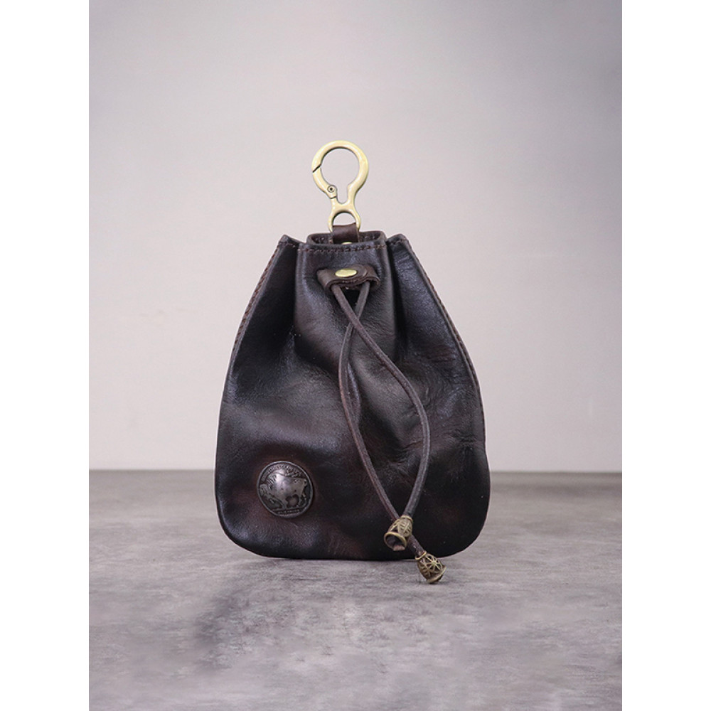 Vintage Hand-Brushed Vegetable Tanned Leather Wallet