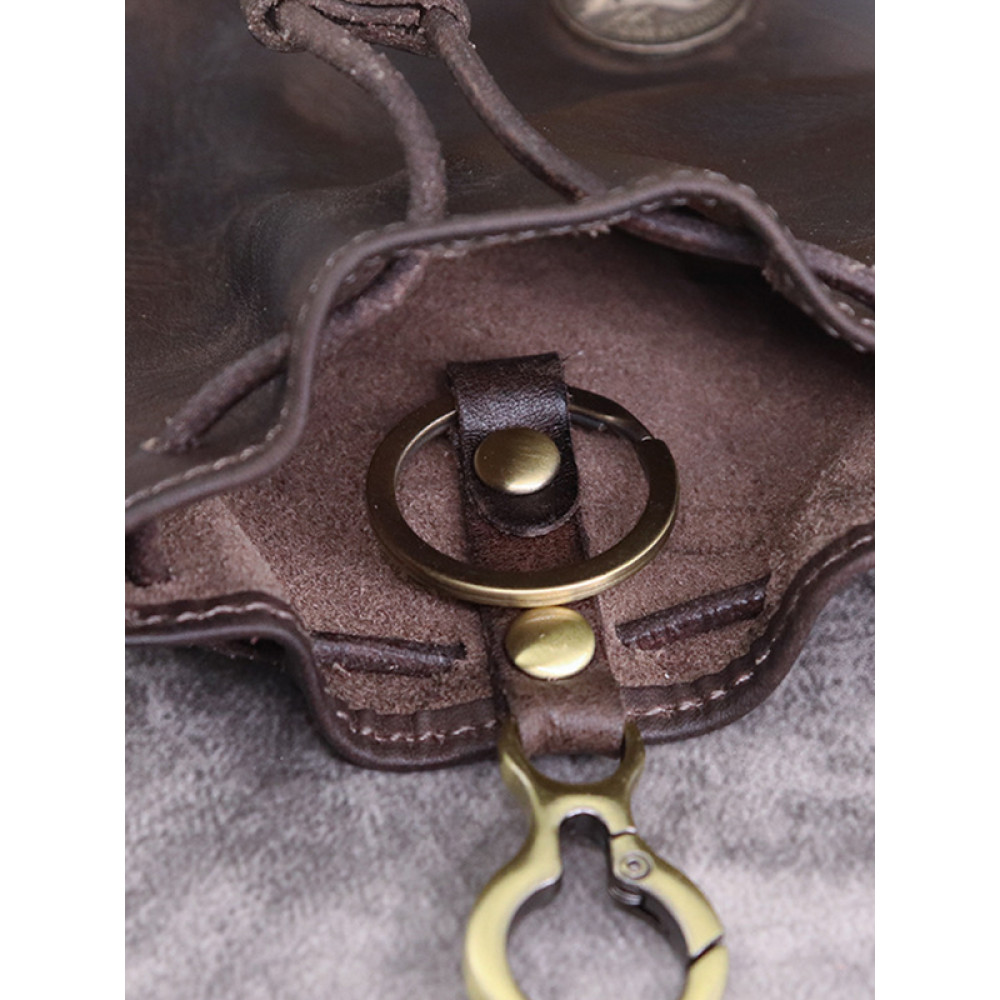 Vintage Hand-Brushed Vegetable Tanned Leather Wallet