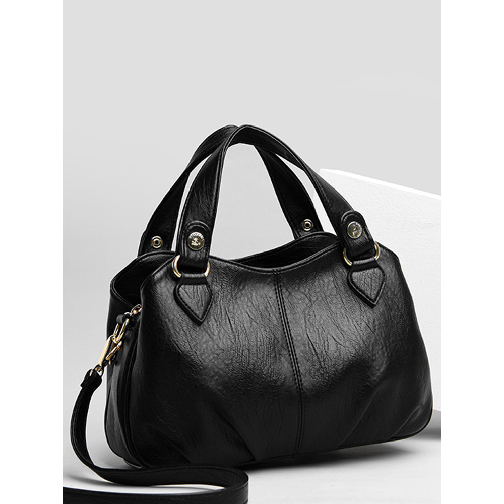 Vintage Heart Patch Crossbody Bag