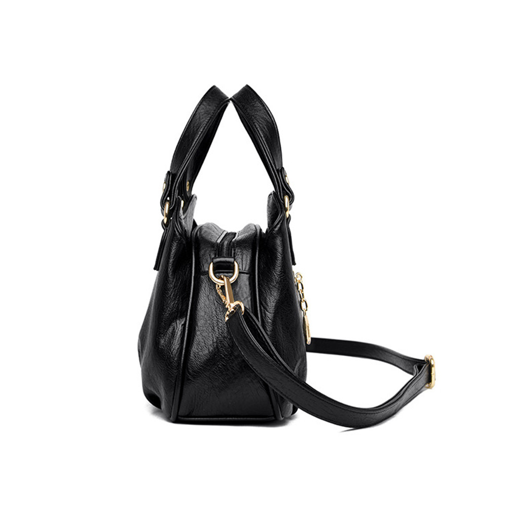 Vintage Heart Patch Crossbody Bag