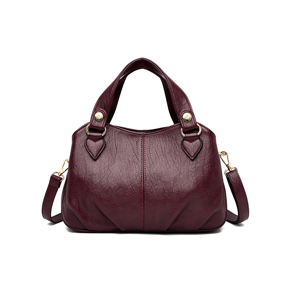 Vintage Heart Patch Crossbody Bag