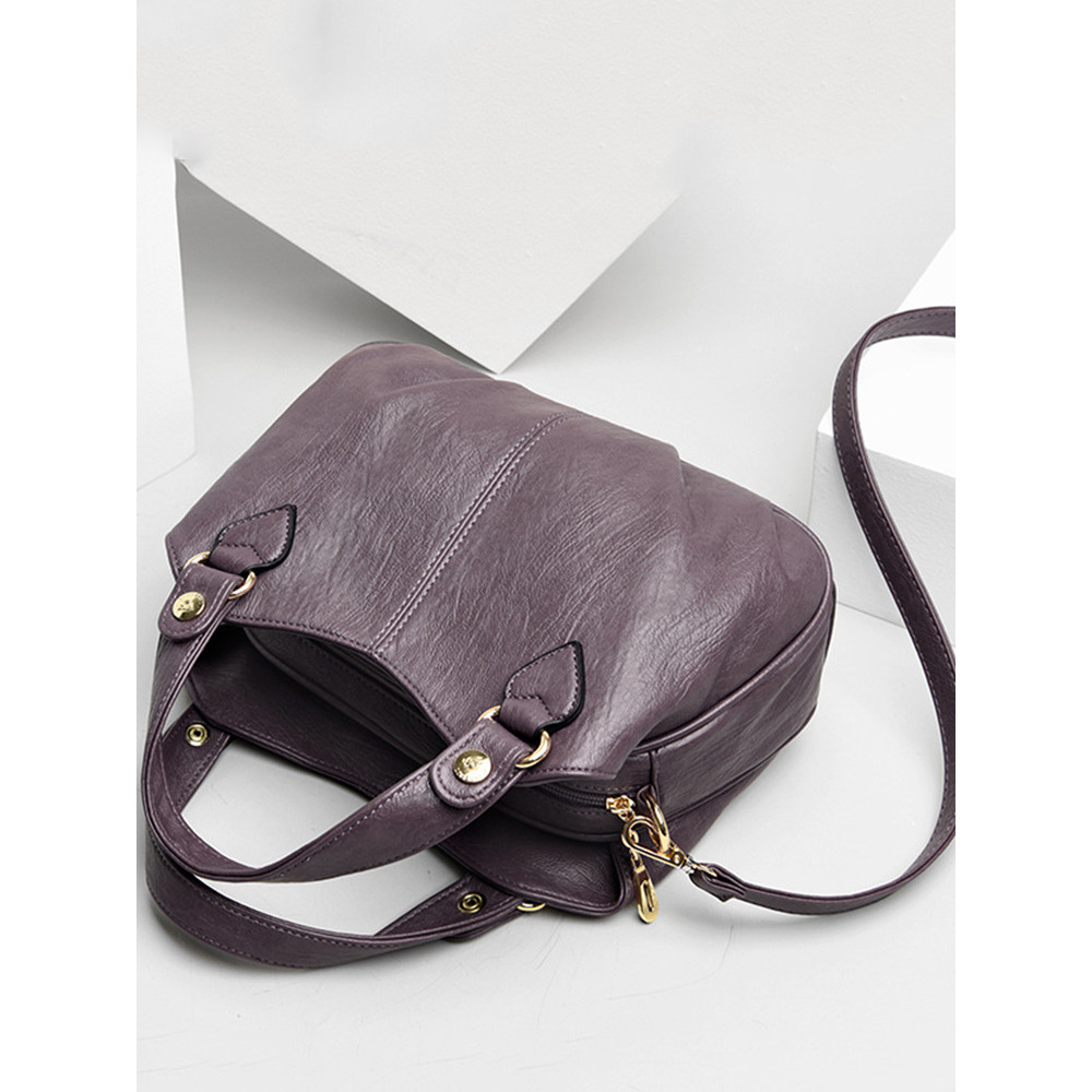 Vintage Heart Patch Crossbody Bag