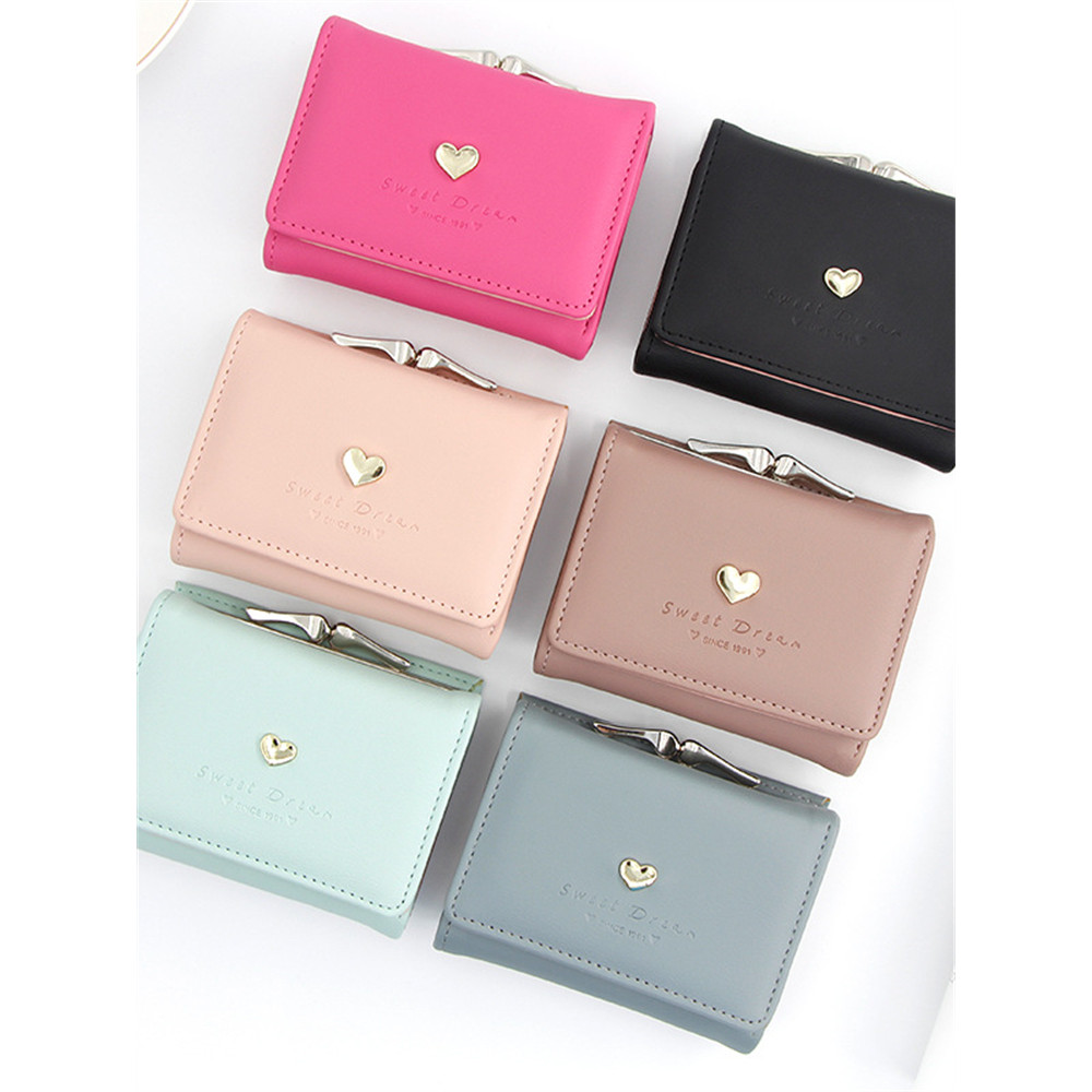 Vintage Heart Studded Utility Mini Purse