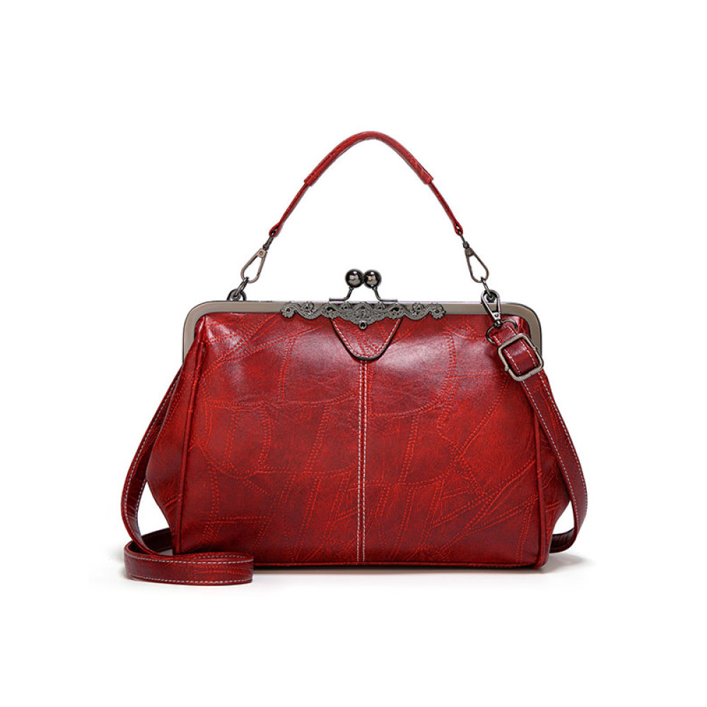 Vintage Leather Diagonal Bag Handbag