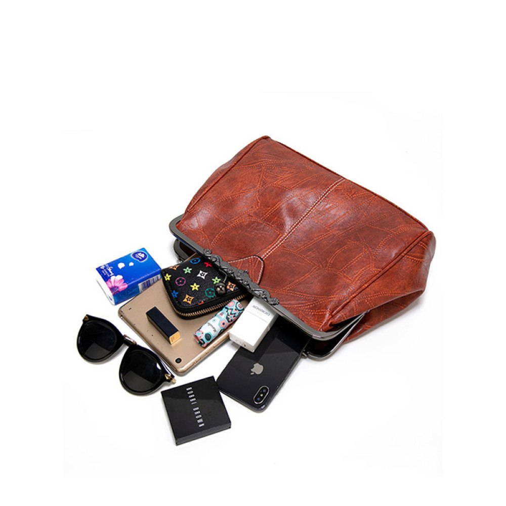 Vintage Leather Diagonal Bag Handbag