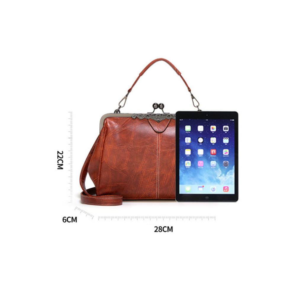 Vintage Leather Diagonal Bag Handbag