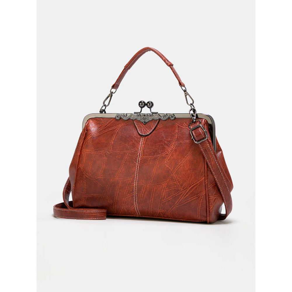 Vintage Leather Diagonal Bag Handbag
