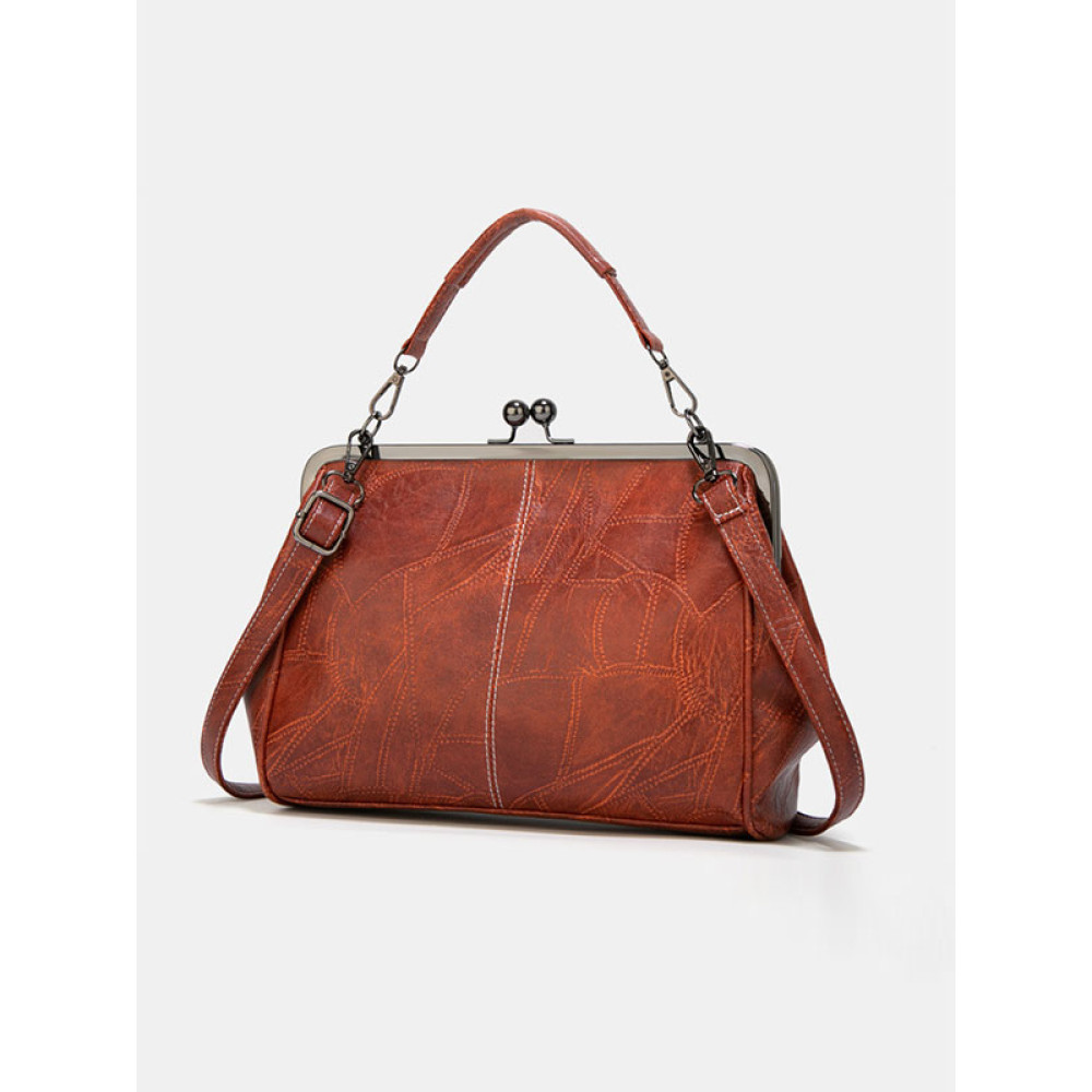 Vintage Leather Diagonal Bag Handbag