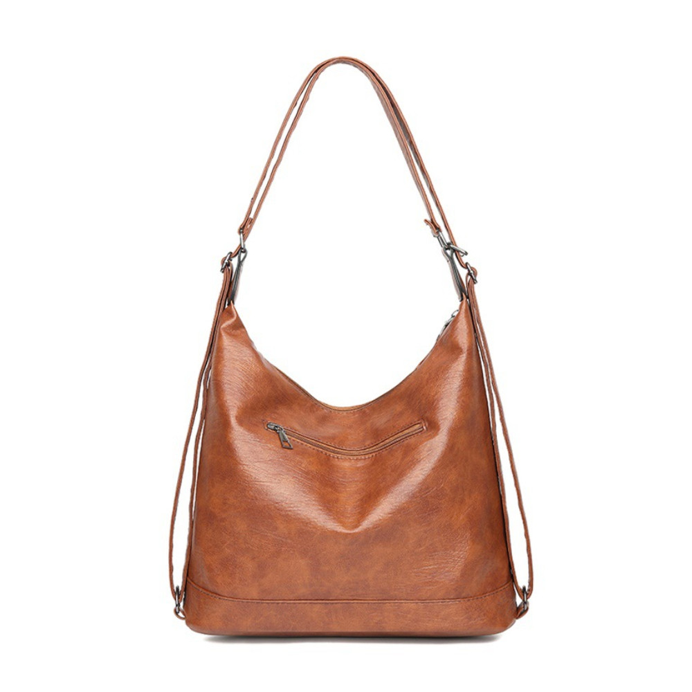 Vintage Multi Pocket Soft Leather Bag