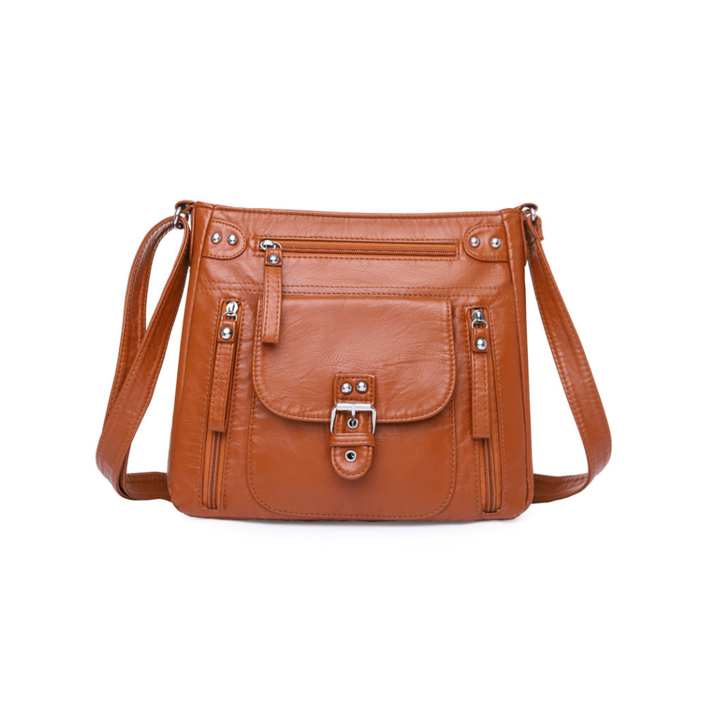 Vintage Multi Pockets Utility Crossbody Bag
