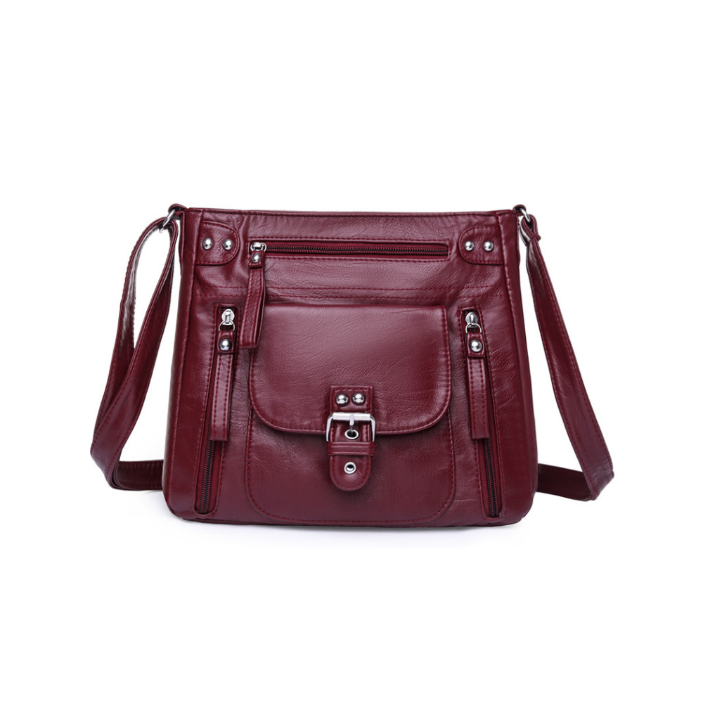 Vintage Multi Pockets Utility Crossbody Bag