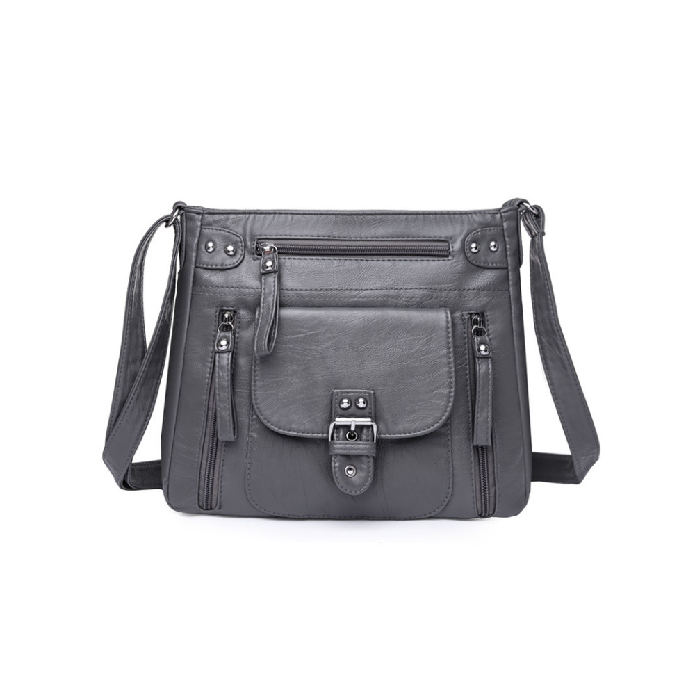 Vintage Multi Pockets Utility Crossbody Bag