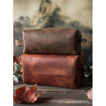 Vintage Oiled Waxed Leather Hand Bag