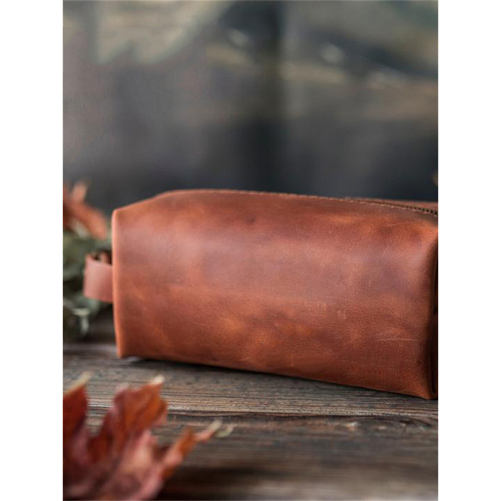 Vintage Oiled Waxed Leather Hand Bag