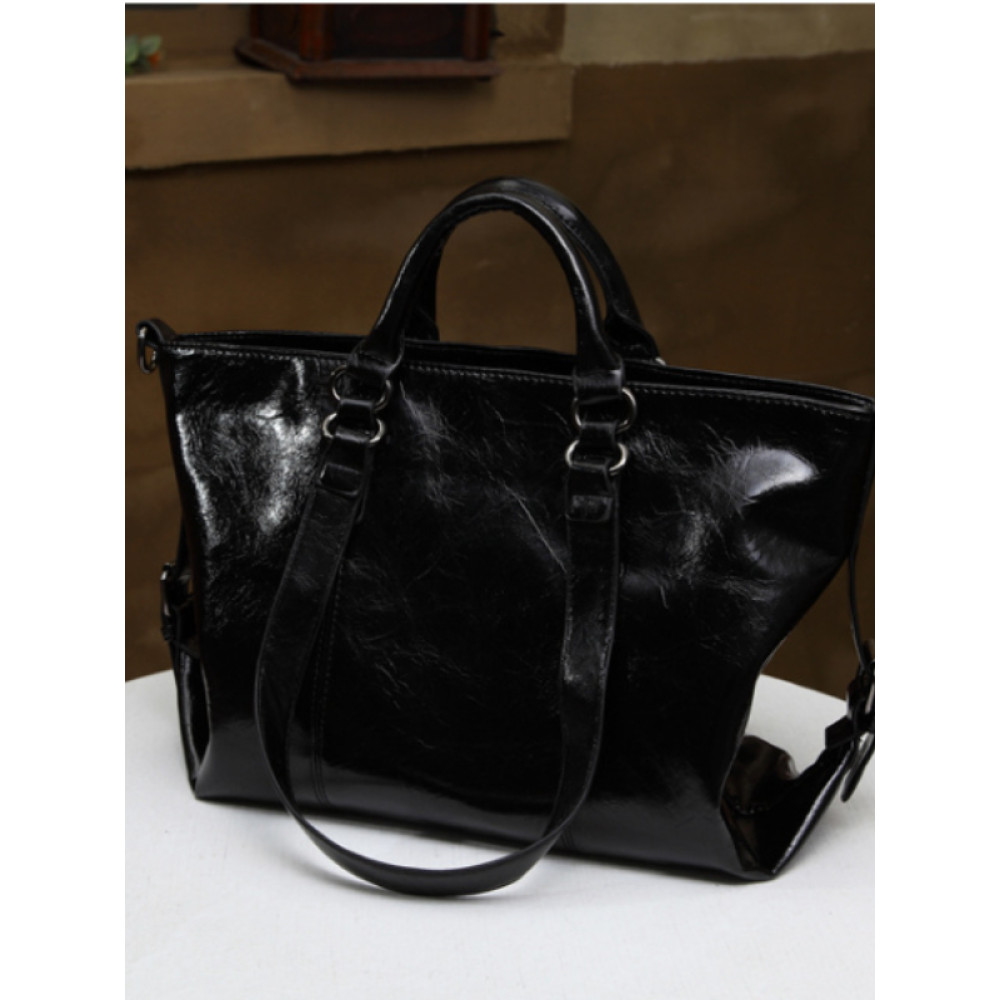 Vintage Oiled Waxed Utility Tote Bag