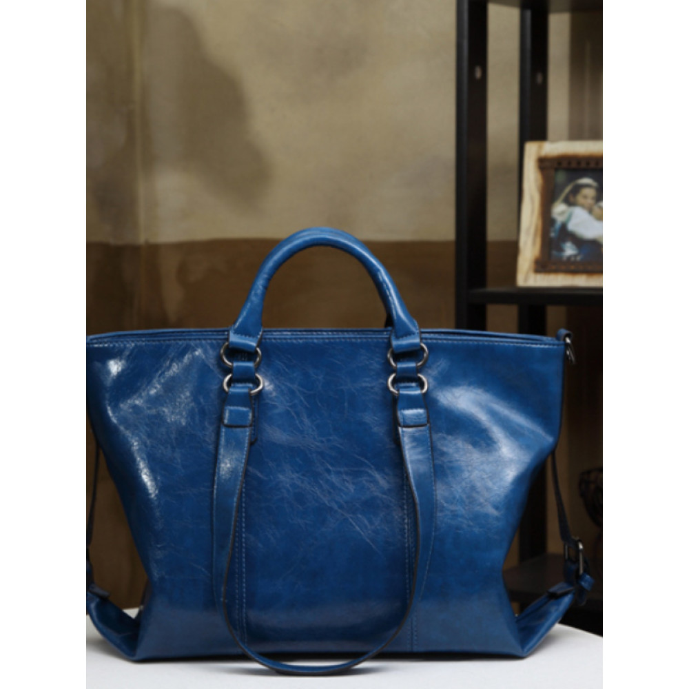 Vintage Oiled Waxed Utility Tote Bag