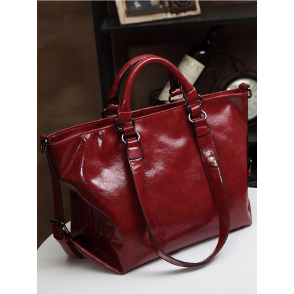 Vintage Oiled Waxed Utility Tote Bag