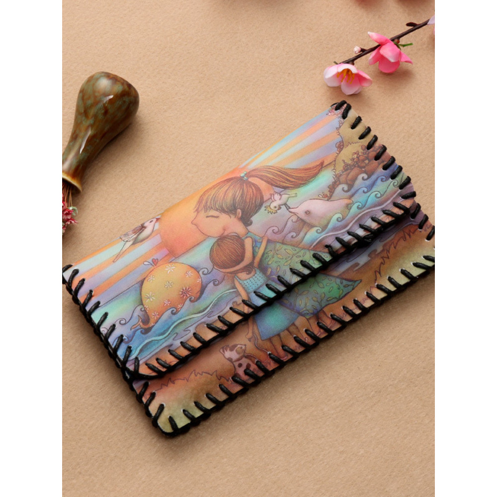 Vintage Painting Utility Envelope Mini Bag