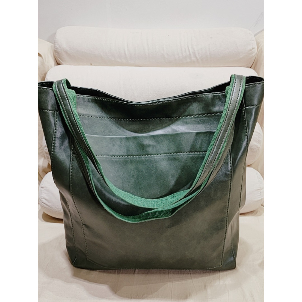 Vintage Patch Pocket Big Tote Bag