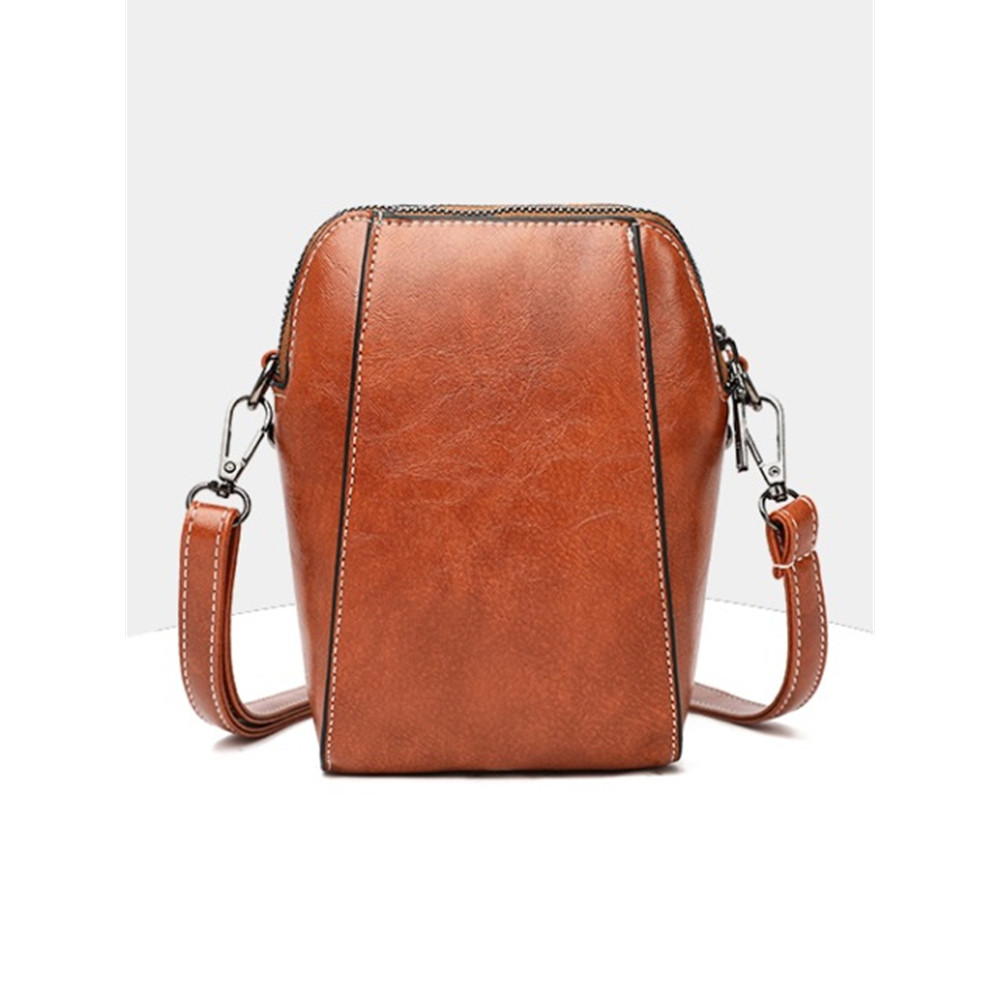 Vintage Patchwork Utility Crossbody Mini Bag