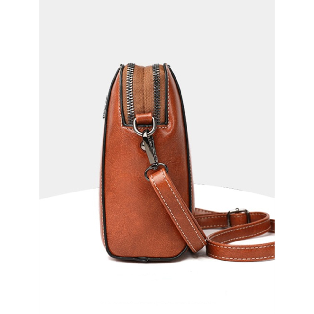 Vintage Patchwork Utility Crossbody Mini Bag