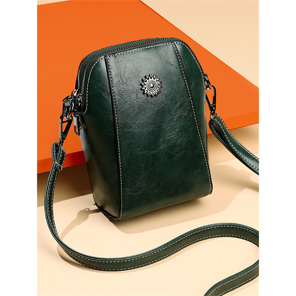 Vintage Patchwork Utility Crossbody Mini Bag