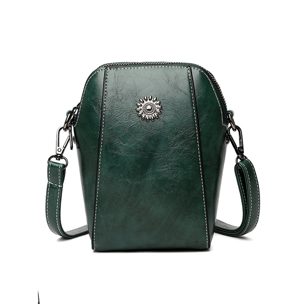 Vintage Patchwork Utility Crossbody Mini Bag