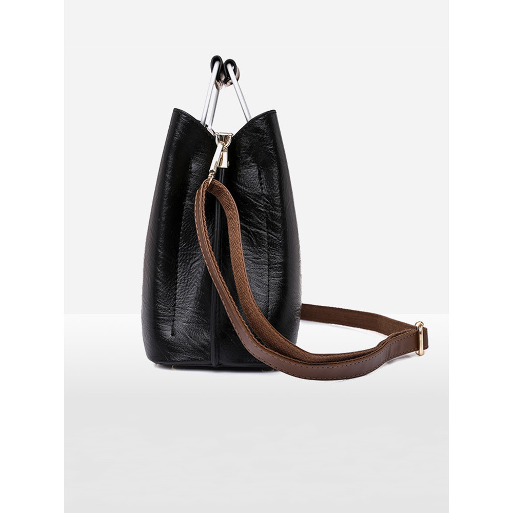 Vintage Pinch Oiled Leather Crossbody Bag