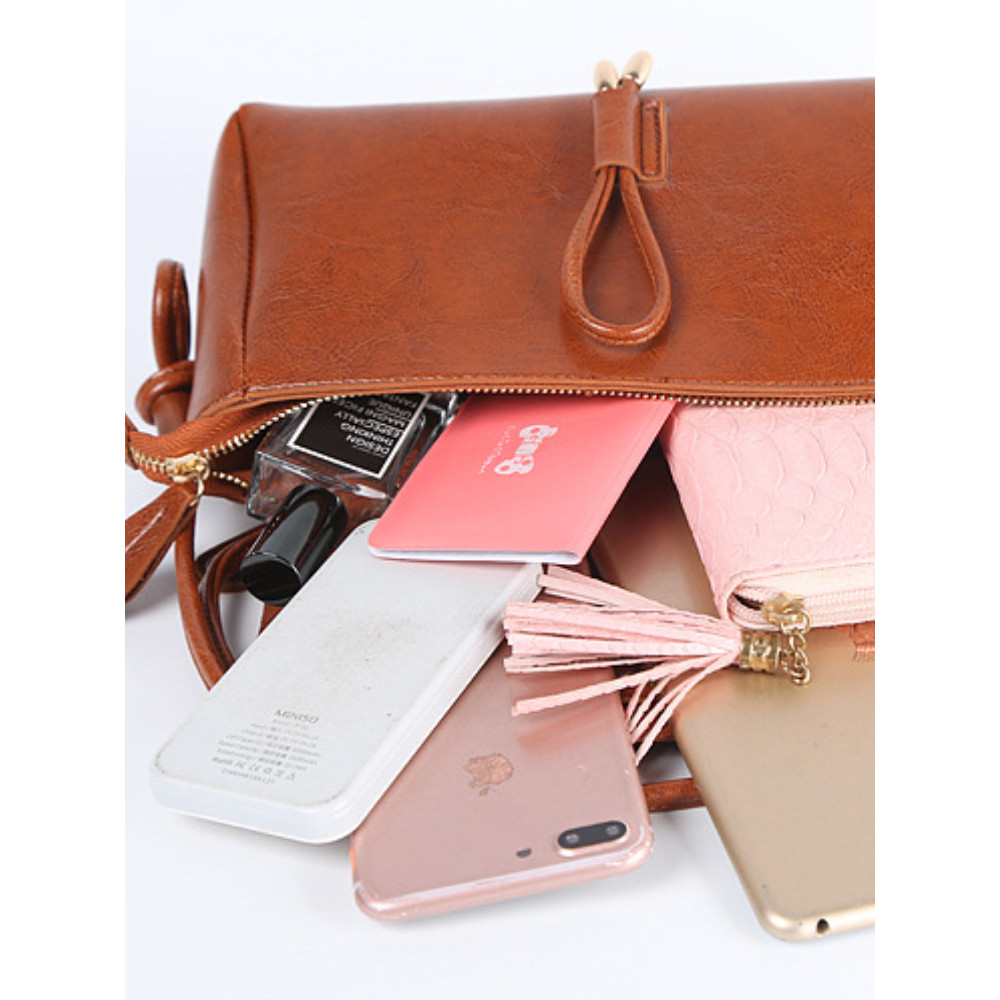 Vintage Simple Handmade Crossbody Bag