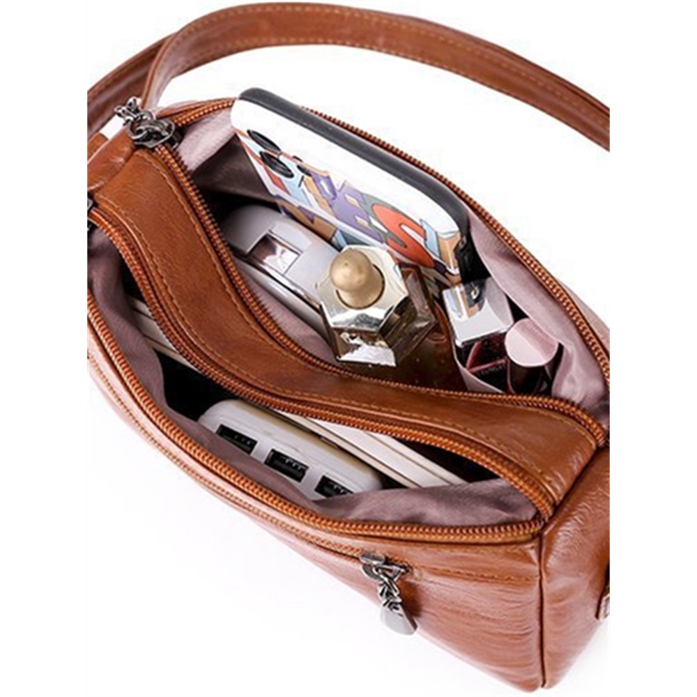 Vintage Slight Flap Utility Crossbody Bag