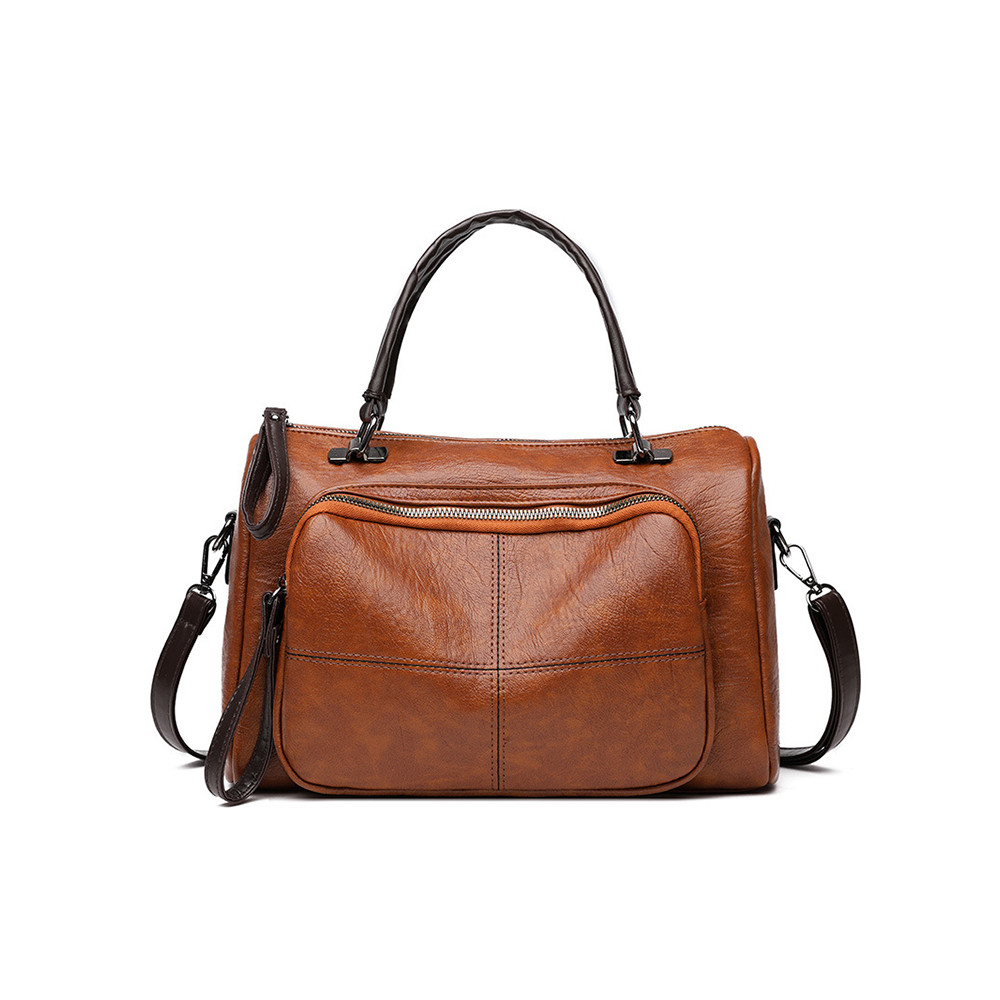 Vintage Soft Leather Handbag Crossbody Bag