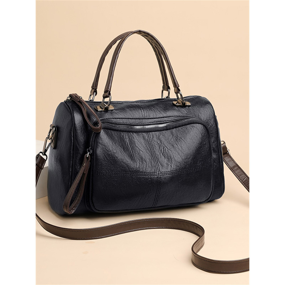 Vintage Soft Leather Handbag Crossbody Bag