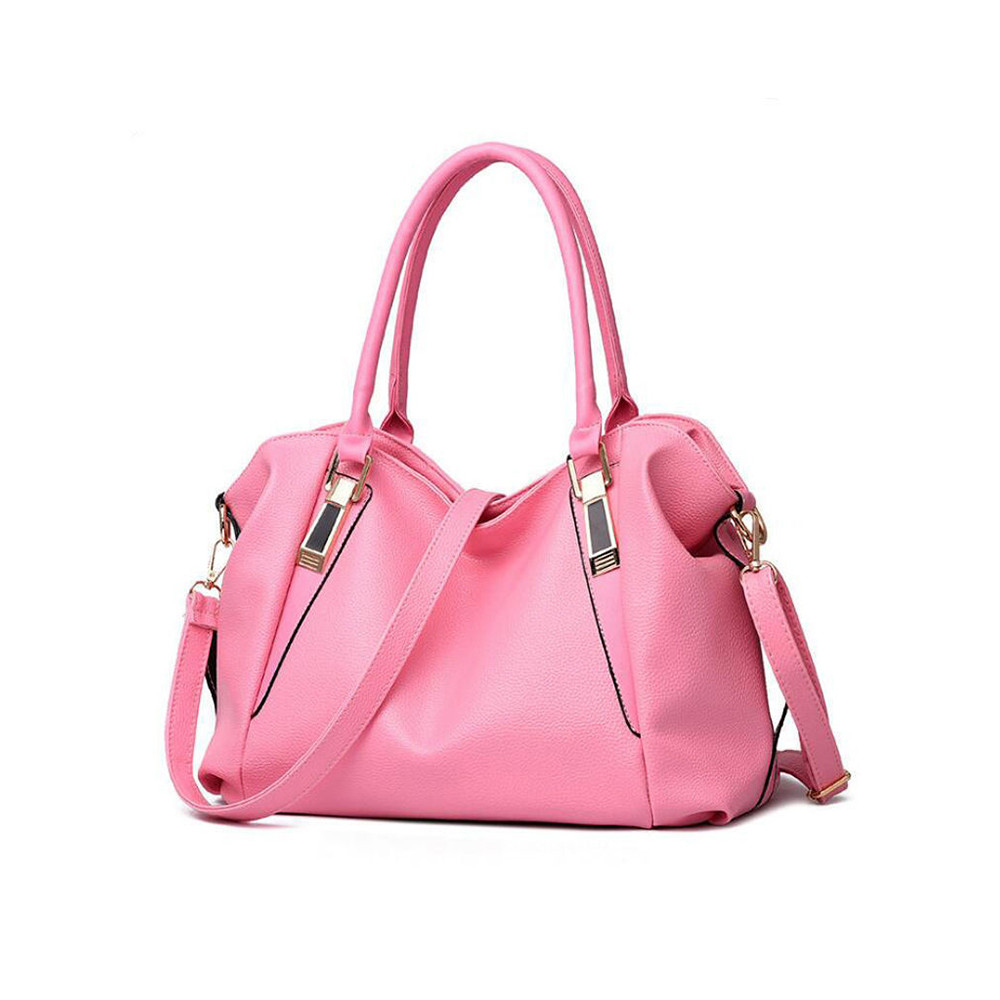 Vintage Soft Leather Pleated Shoulder Crossbody Bag