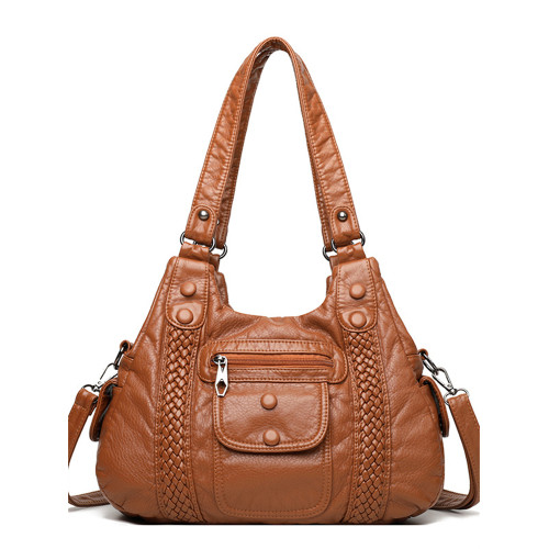 Vintage Soft Leather Shoulder Crossbody Bag