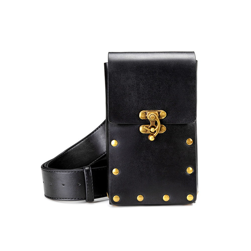 Vintage Steampunk Flap Waist Bag