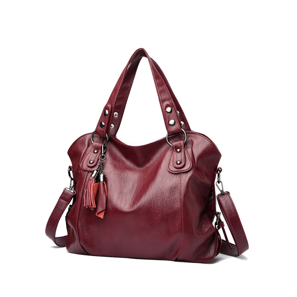 Vintage Tassel Pendant Utility Tote Bag