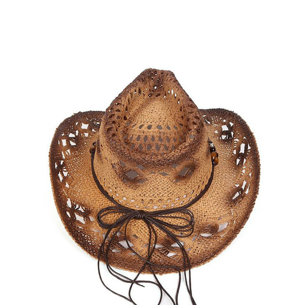 Western Vintage Denim Hollow Hat