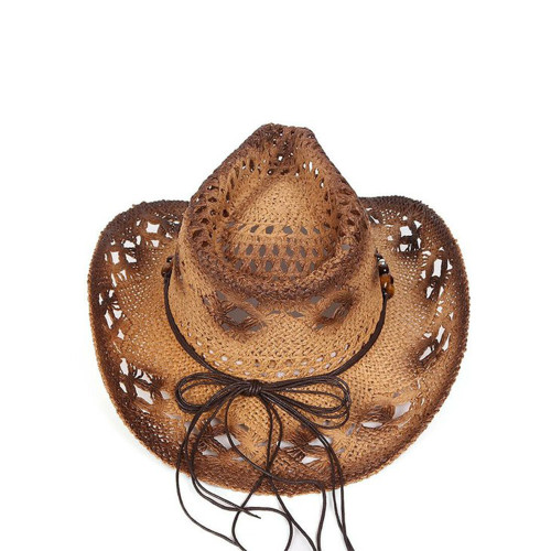 Western Vintage Denim Hollow Hat