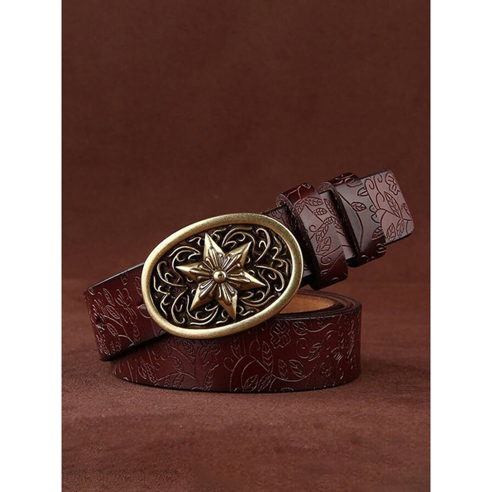 Western Vintage Leather Belt