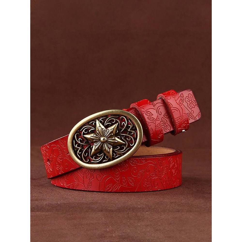 Western Vintage Leather Belt
