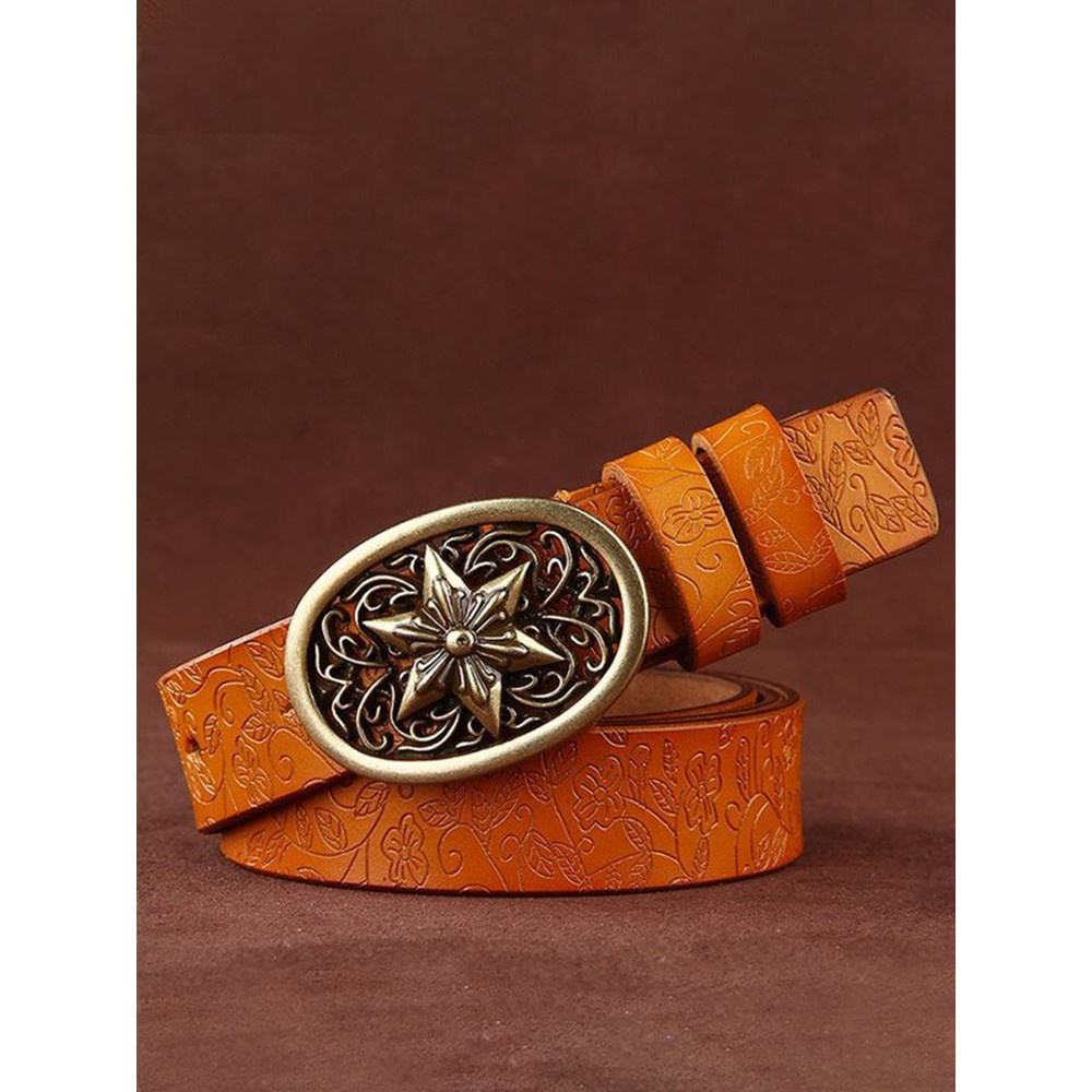 Western Vintage Leather Belt