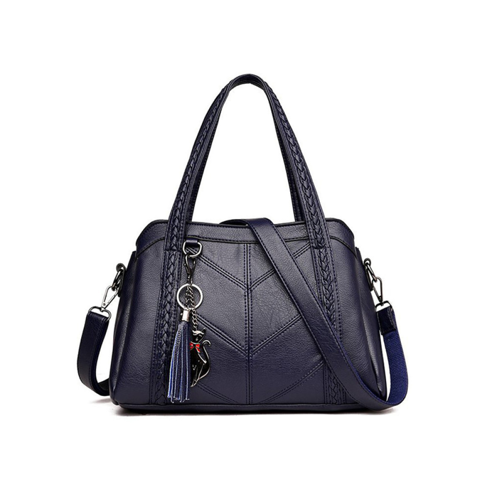 Women Casual Tassel Zip Tote Bags