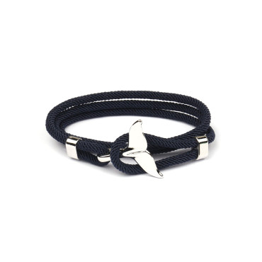 Woven Ocean Whale Tail Bracelet