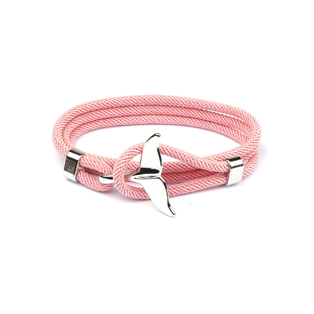 Woven Ocean Whale Tail Bracelet