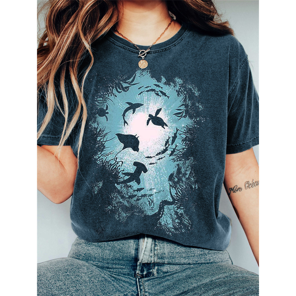 A View from Seabed Vintage Washed T Shirt