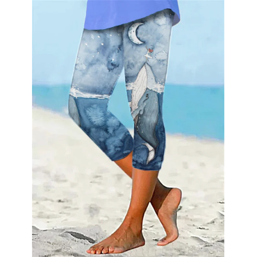 Women's Humpback Whale Lounge Leggings