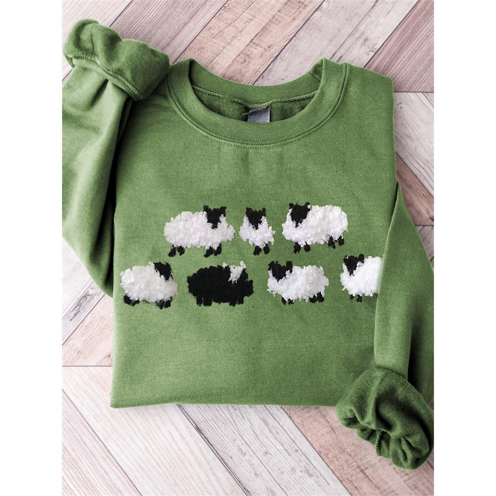 Fuzzy Sheep Fleece Comfy Sweatshirt