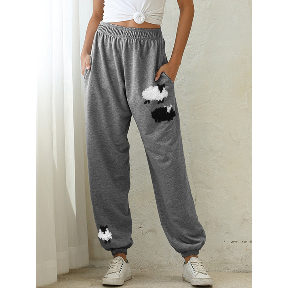 Fuzzy Sheep Fleece Cozy Sweatpants
